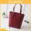 Practical And Stylish Women Pu Leather Hobo Bag With Solid Color And Zipper Closure