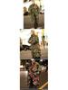 A3 Cotton Padded Hanfu Jacket: Unisex Long Loose Fit, Warm Flower Design, Trendy Cold Protection
