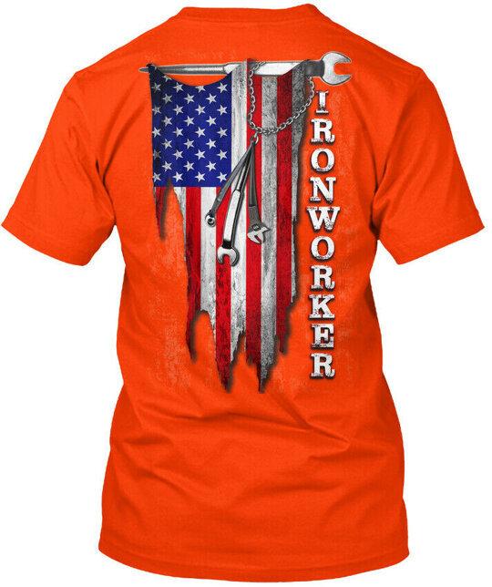 Proud Ironworker - Tee Tee T-Shirt Made in the USA Size S to 5XL Unisex T-Shirt S