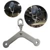 Cable Machine Attachment Fitness Equipment Pull Down Accessory Muscle Building Stainless Steel