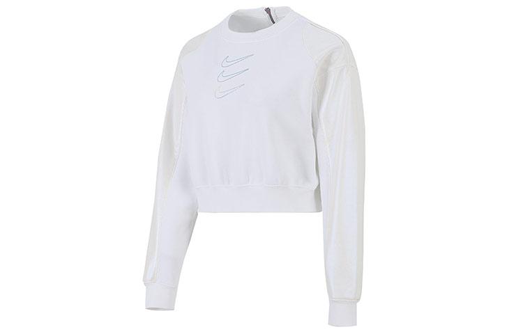 

Nike Sweatshirts Women s White Crew Neck Thickened Regular DM7658-100 XL