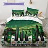 Lala Land Muster Bettwäsche Tagesdecke Set Bettbezug Kissenbezug Heimdekoration Geburtstagsgeschenk (1 Bettbezug + 2 Kissenbezüge, ohne Füllung)