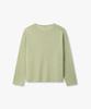 MAN ON THE BOON Rolled Edge Linen Blend Knit_Light Green 4716113015