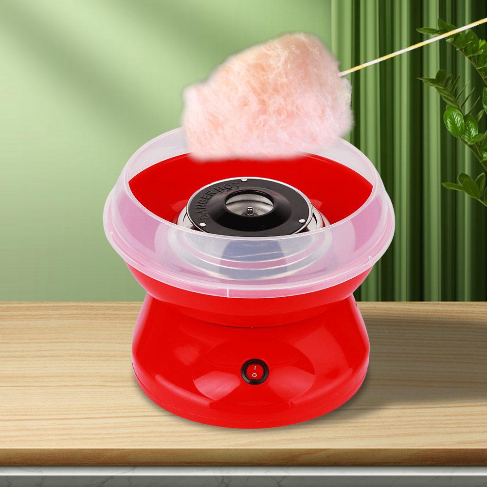 Electric DIY Sweet Cotton Candy Maker Marshmallow Machine with 10 Bamboo Sticks Mini Portable Cotton Candy Sugar Floss Machine