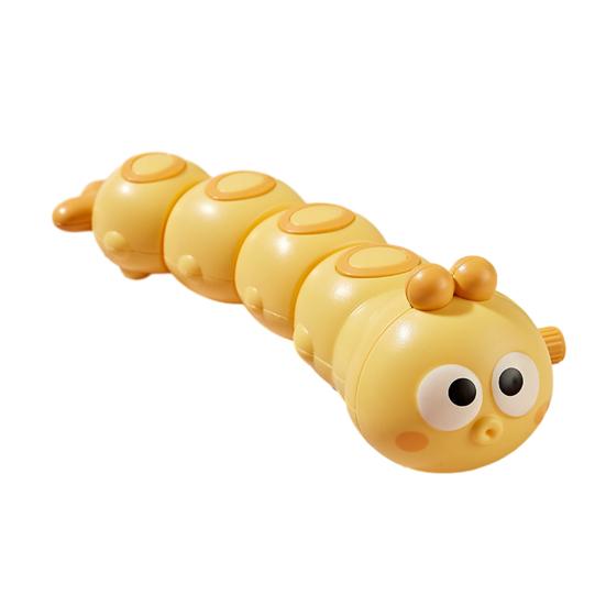 Wind-Up Caterpillar Toy Mechanical Crawling Insect Safe Non-Toxic Baby Toy Guides Babies to Educational Kids Toy