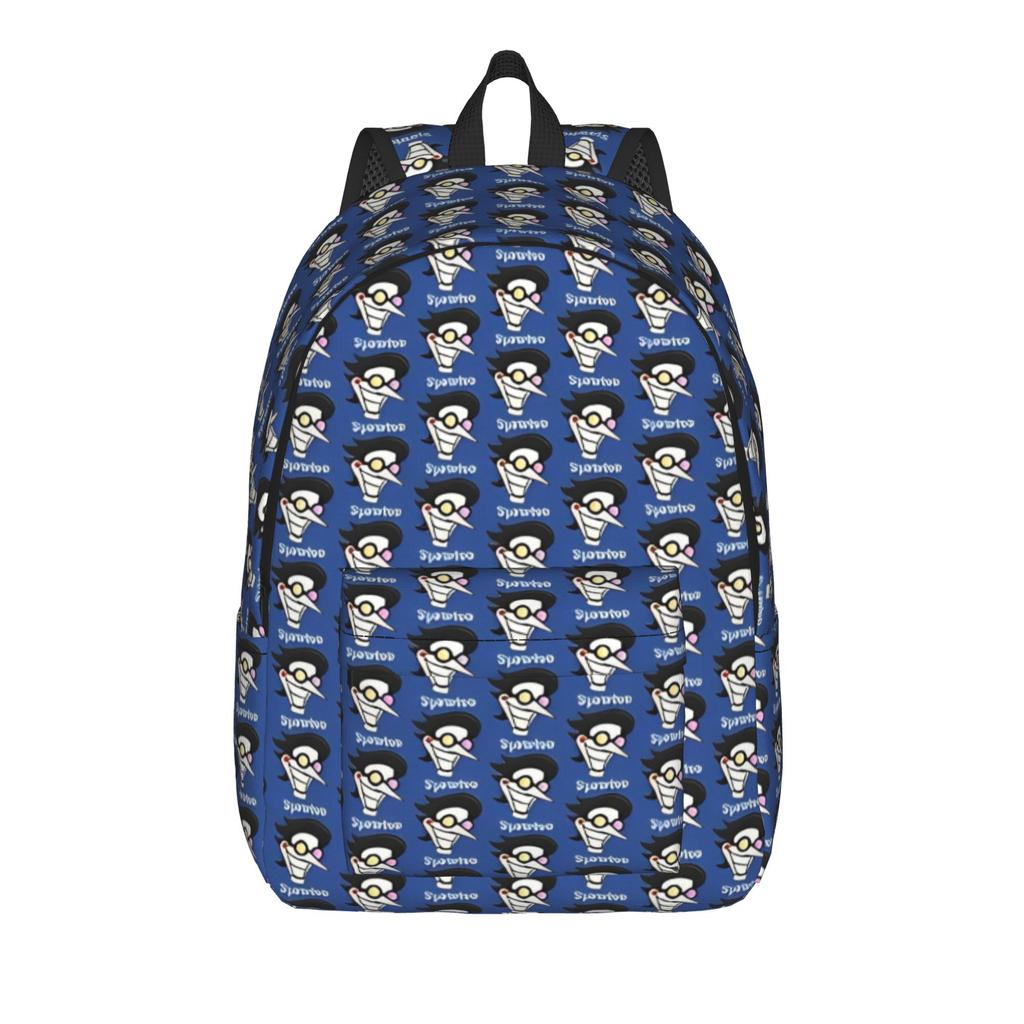 Deltarunes Ralsei Fashion Backpack Outdoor Student Business Role-Playing Daypack for Men Women College Canvas Bags