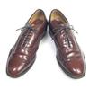 Vintage USA Made Johnston and Murphy Size 11D B 28.5 29.5cm Full Brogue Leather Shoes Brown(USED)