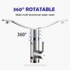 3000W 360° Rotatable Electric Instant Water Heater Tap Electric Hot/Cold Water Faucet Tankless Bathroom Kitchen Heating  Faucet