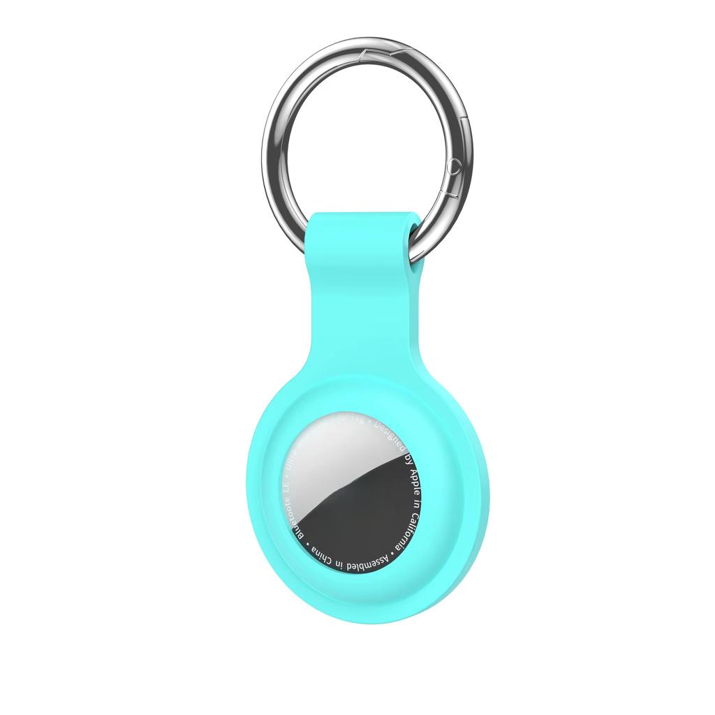 Keychain For Apple AirTag Silicone Protective Case Cover Key Chain Anti-Loss Ring AirTags Accessories for AirTag Pendant