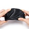 Mini shell change bag women's new Japanese vegetable tanned cowhide niche coin bag portable zipper storage bag
