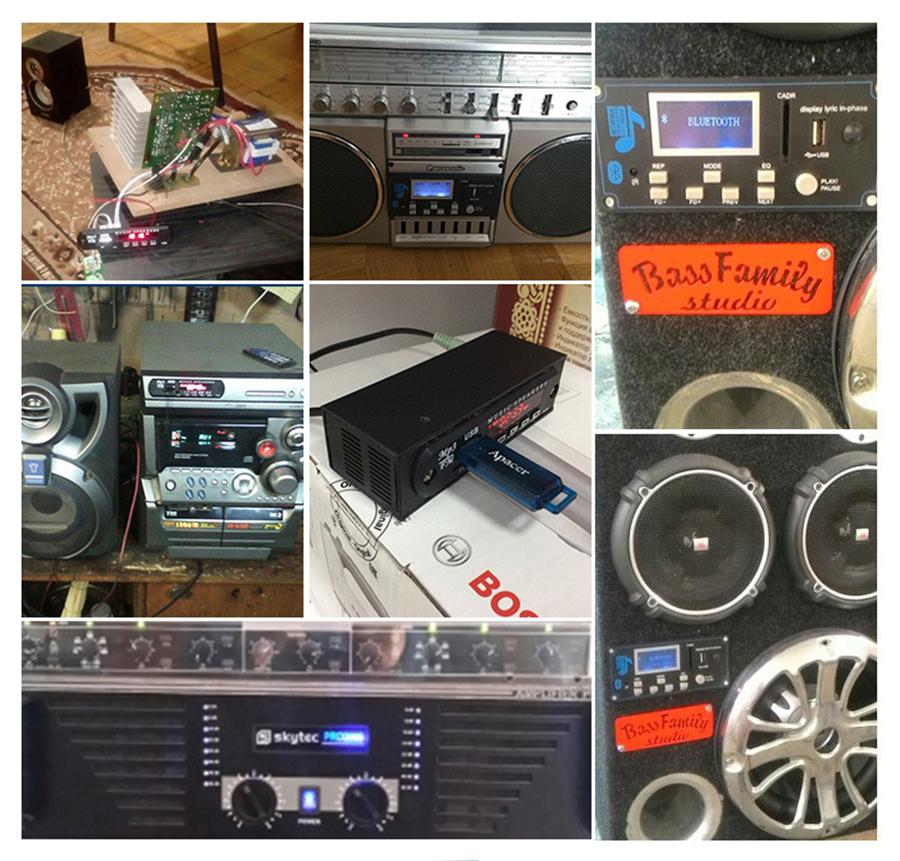 12V WAV WMA MP3 Decoder Board Bluetooth Audio Receiver Decoder Board