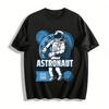 Vintage Astronaut Academy Graphic Casual Unisex T-Shirt Pure Cotton T-shirt