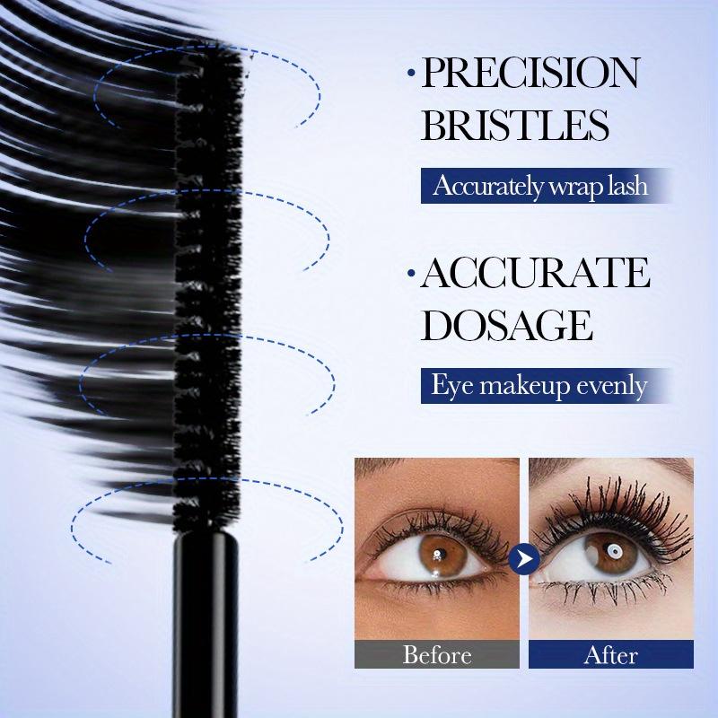 Wischfest Wasserdicht Mascara Lang Haltend Volumenverleihend Verlängernd Schwunggebend Wimpernverstärker für Atemberaubende Augen