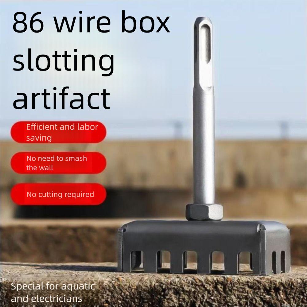 Děrovačka plechových krabic Děrovací nástroj Multifunkční řezačka zásuvek Drážkovací nástroj