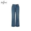 Eifini Women's Retro Straight-Leg Jeans