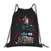 Custom Kamen Riders Drawstring Bag Women Men Foldable Sports Gym Sackpack Anime Shopping Storage Backpacks