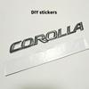 FAJC5 3D Metal Toyota Corolla Emblem Badge For Toyota Corolla Cross Rear Trunk logo Car Stickers Accessory