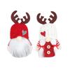 Heimdekorationen Ornamente Weihnachtsbaumkugeln Plüschtier-Dekor Strickmütze Schneemann
