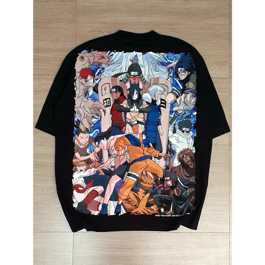 Anime Naruto Graphic T-shirt Men Women 100% Cotton DTF Printing Tee Streetwear Oversized High Quality Short Sleeve Female Male Clothing