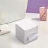 Prosty Uchwyt na Papier Toaletowy Biały/Różowy Biurkowy Pojemnik na Chusteczki Przenośne Kwadratowe Pudełko na Serwetki Łazienka