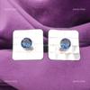 Natural London Blue Topaz Sisters Gift New Stud Post Earrings Jewelry 925 Silver EE-146-17