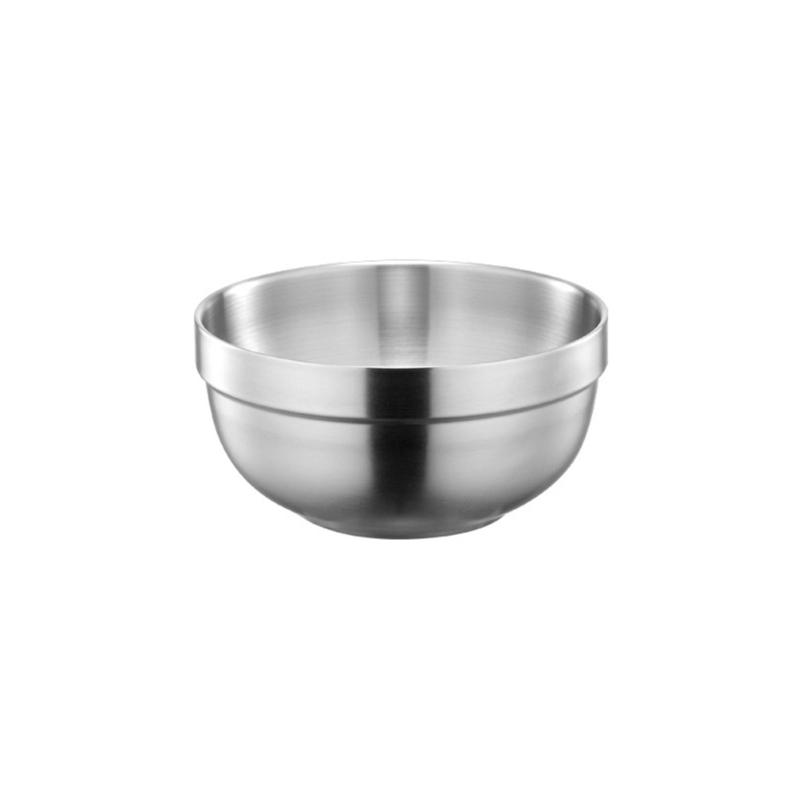 

Миска из нержавеющей стали, двухслойная изолированная миска, легко моется, сервировочные тарелки для супа, практичный кухонный инструмент, дропшиппинг