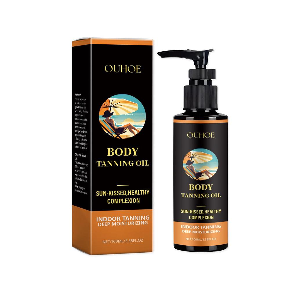 OUHOE Sonnenbräunungsöl - Sanfter Feuchtigkeitsspendender Bronzer für den Außenbereich am Strand