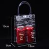 Transparent PVC Tote Bag - Customizable Gift Favor Bag