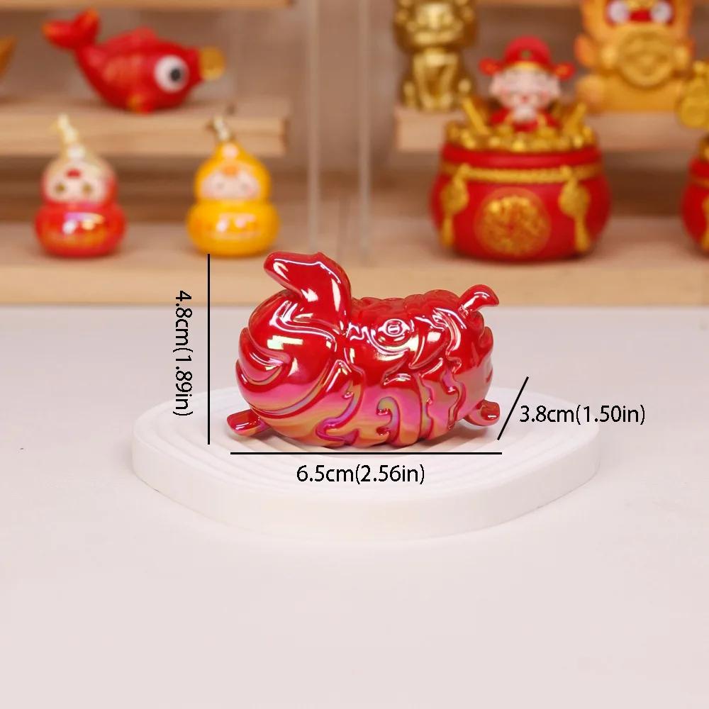 Декоративные предметы Знаки зодиака Декоративные предметы Креативные подарки Украшения Год Лошади Украшения Аксессуары Культурные предметы красный