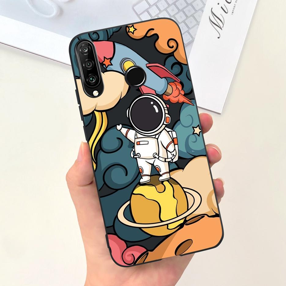 For Huawei P30 Lite Case Cute Fashion Carton Cover Soft Silicone Phone Case For Huawei P30 Pro P 30 Lite P30Lite Back Cover Bags