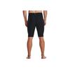 Under Armour Rush Solid Color Training Shorts Men Bottoms Black 1370316-001