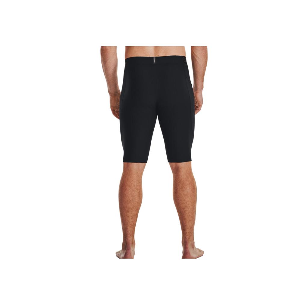 Under Armour Rush Solid Color Training Shorts Men Bottoms Black 1370316-001