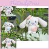 Pink Plush Adorable Bunny Keychain 10cm Soft Cute Stuffed Animal Gift With Chains Colorful