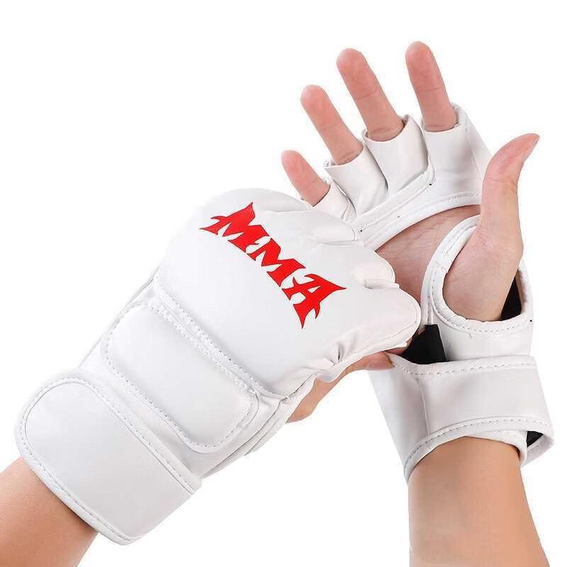Adult Half-Finger MMA Boxing Gloves