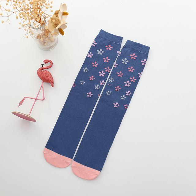 Infant Girls Warmer Ankle Lovely Cartoon Over Knee Socks for Baby Girls Unicorn Knee Long High Toddler Child Colorful Socks