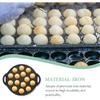 Hemoton Cast Iron Takoyaki Pan, Nonstick Grill Pan, 15 Holes Octopus Ball Meat Ball Griddle, Snail (Black)