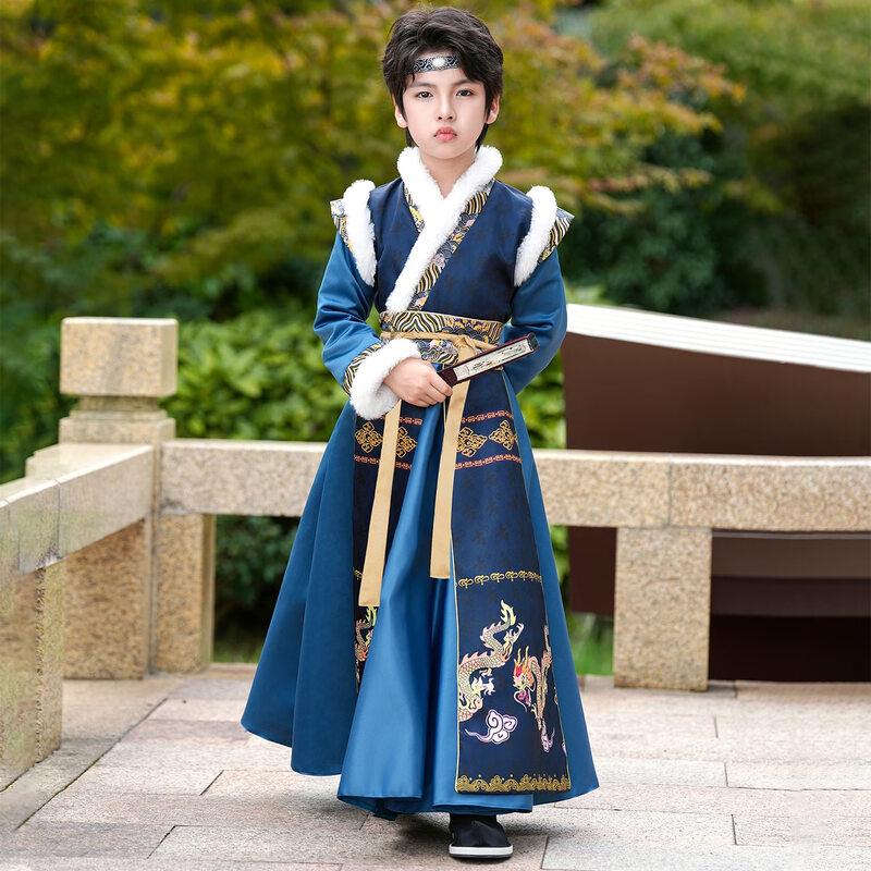 Anneyol Boys' Winter Hanfu & Tang Suit