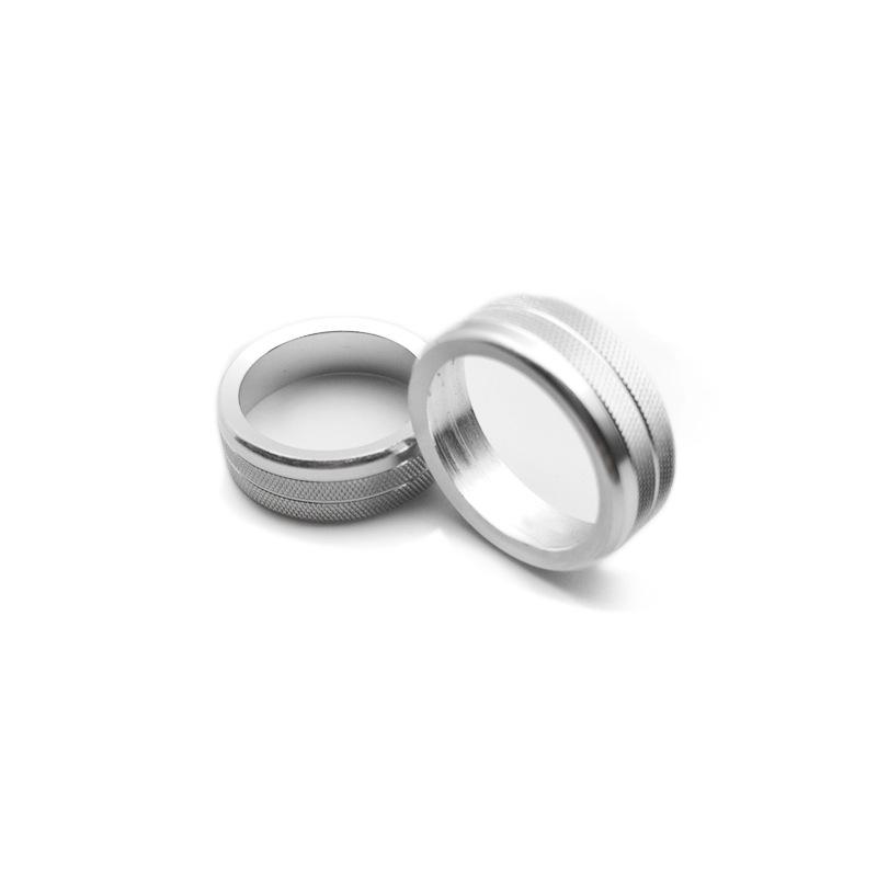 

Durable Aluminum Alloy Trim Ring for Patrol Car A/C, Audio, 4WD Knob Modifications