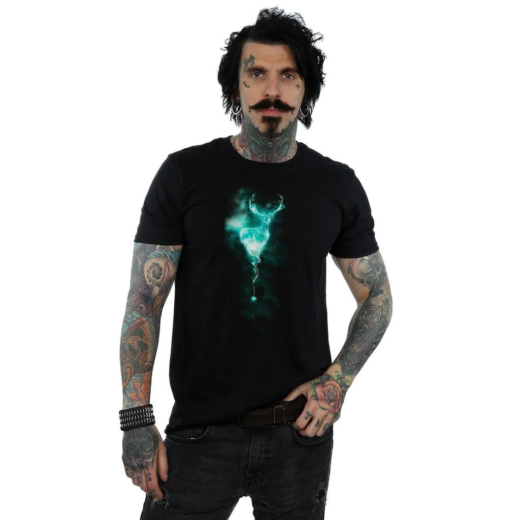 HARRY POTTER Mens Patronus Stag Cotton T-Shirt