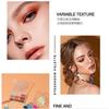NEW Transparent Nine-color Eyeshadow Disc Earth Color Pearlescent Matte Makeup Ins Eyeshadow