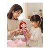 Mermaid Plush Toy - Cute Doll for Room Decoration, Gift for Girls, Birthday, Christmas - Soft & Huggable, Sparkly Tail, Easy To Carry (Red, 30cm)