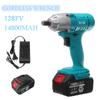 128VF 110V-220V Cordless Impact Drill Driver Kit Powerful Combo Kits with 1 Rechargeable Lithium-Ion Battery