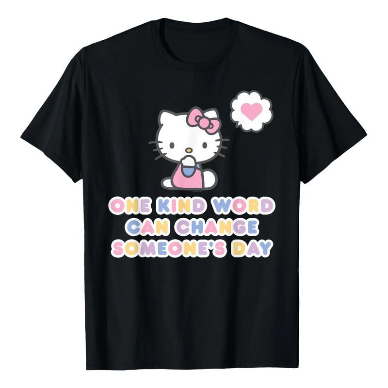 Camiseta De Hello Kitty One Kind Word Can Change Someone s D S
