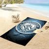 MCFC logo Print Beach Towel, Large Soft Quick Dry Towel for Beach Camping Swimming