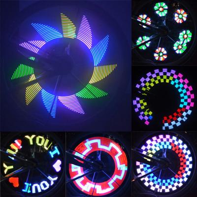 32LED DIY Fahrradlicht Buntes Fahrradspeichenlicht Fahrradreifen Signallampe
