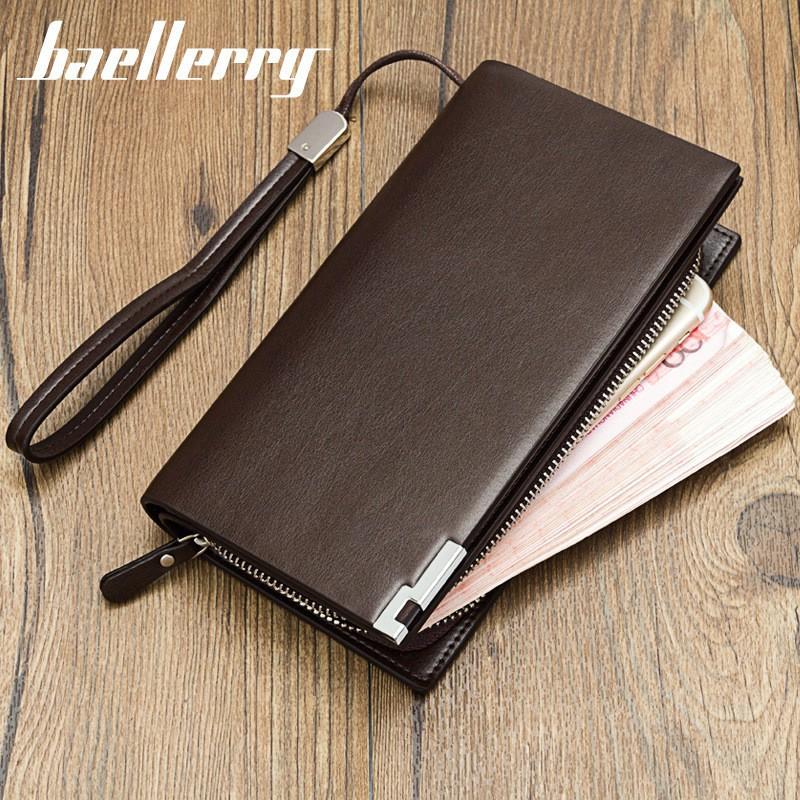 Wallet Men's Long Korean Version Business Large Capacity Handbag Zipper Multifunctional