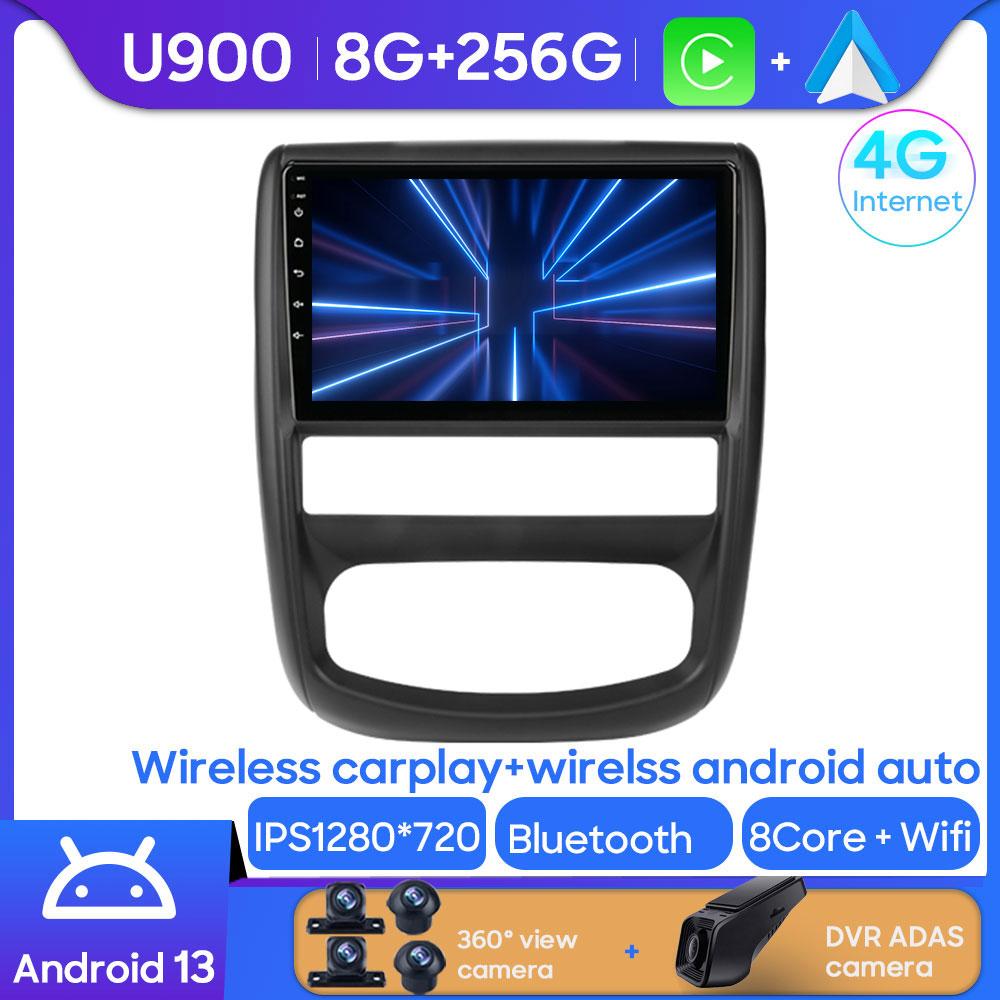 Android 14 Car Radio For Renault Duster 1 2010 - 2015 Multimedia Stereo Video Player Carplay Auto Navigation GPS 360 Camera QLED
