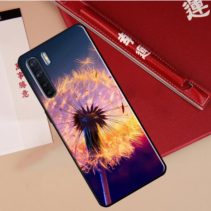 Dandelion Flowers Case For Oppo A60 A98 A58 A78 A18 A38 A80 A40 A77 A57 A17 A74 A54 A94 A96 A76 A16 A15 A5 Pro