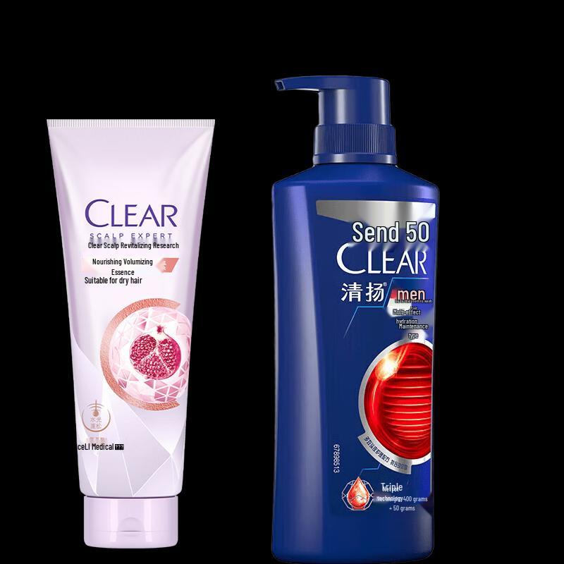 Clear Men s Anti-Dandruff Shampoo & Scalp Care Essence Set