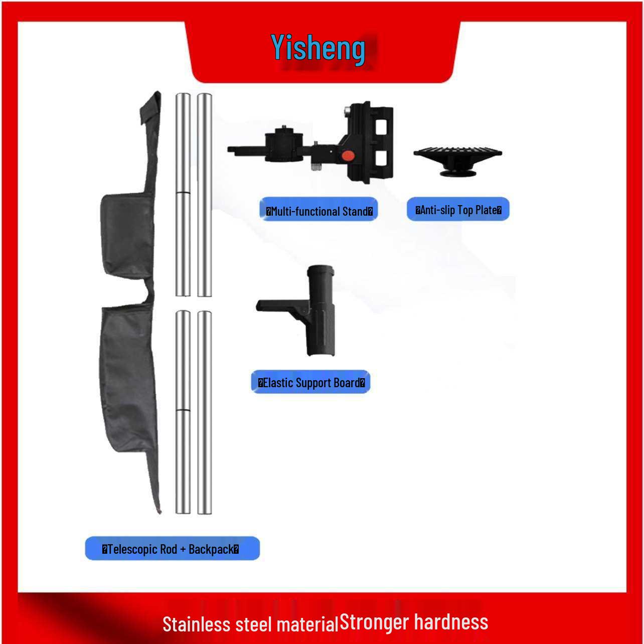 

3-Meter Telescopic Ceiling Support Rod with Universal Tripod Mount